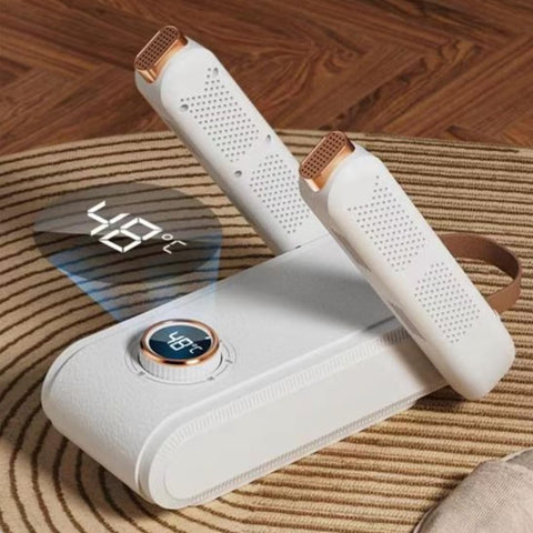 BharatTech Smart Electric Shoe Dryer & Deodorizer | Portable Boot Heater & Dehumidifier Machine (White)