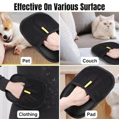 Pet Hair Removal Glove for Cats & Dogs