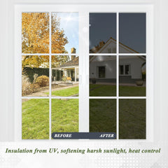 See Out, Not In – Privacy Glass Film with UV & Heat Resistance
