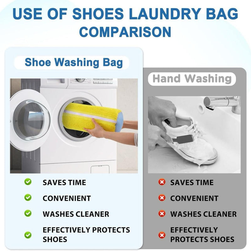 All-in-One Shoe Washing Bag – Perfect for Sneakers, Trainers & More
