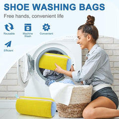 All-in-One Shoe Washing Bag – Perfect for Sneakers, Trainers & More