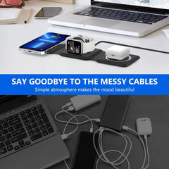 3-in-1 Foldable Magnetic Wireless Charging Pad