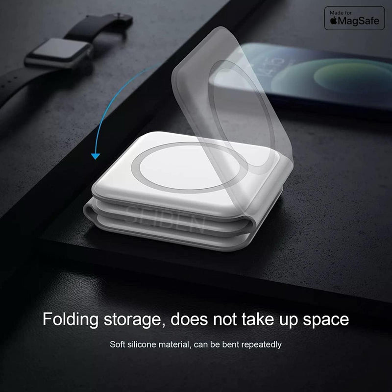 3-in-1 Foldable Magnetic Wireless Charging Pad